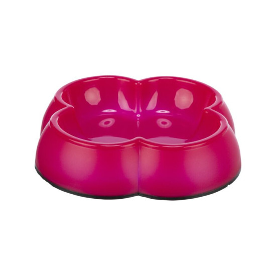 Trixie – castron din plastic pentru pisici, antiderapant, transparent, 0,25 L / 14 cm, diverse culori