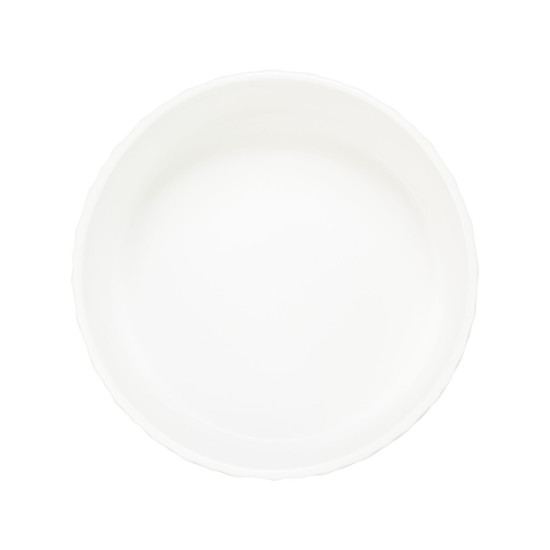 Trixie – castron ceramic pentru câini și pisici, 0,4 L / 13 cm, alb