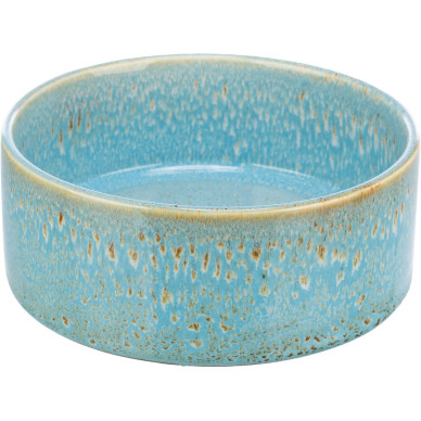 Trixie – castron ceramic pentru câini și pisici, 0,4 L / 13 cm, albastru