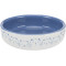 Trixie – castron ceramic pentru pisici, 0,3 L / 15 cm, albastru/alb