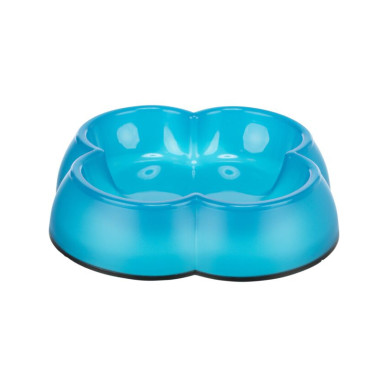 Trixie – castron din plastic pentru pisici, antiderapant, transparent, 0,25 L / 14 cm, diverse culori