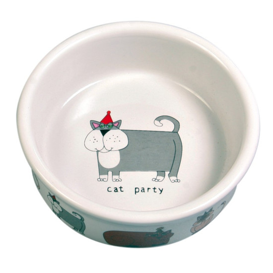 Castron Ceramic pentru Pisici, 0.2 l / 12 cm