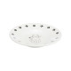 Castron Ceramic pentru Pisici, 0.2 l / 15 cm, Alb