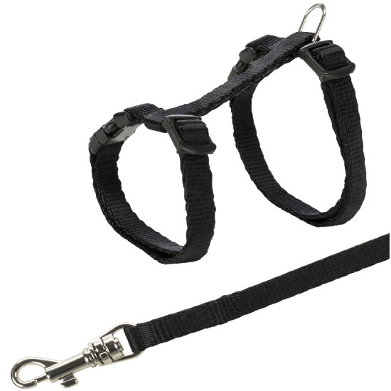Ham și Lesă pentru Pisici Junior, 19–31 cm / 8 mm, 1.20 m, Diferite Culori