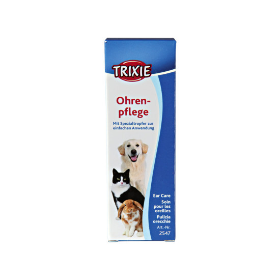 Trixie – soluție pentru curățarea urechilor la câini și pisici, 50 ml