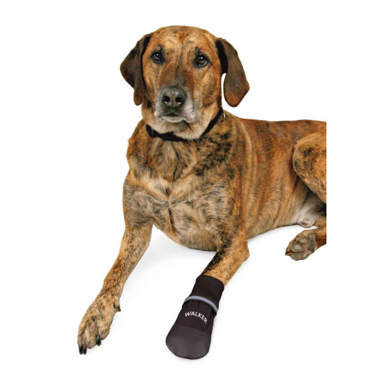 Trixie Pantofi Walker Care Comfort pentru Câini, Impermeabili, M, 2 buc, Negru