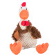 Jucărie pentru Câini, Cocoș din Pluș Be Eco, cu Sunet, 22 cm