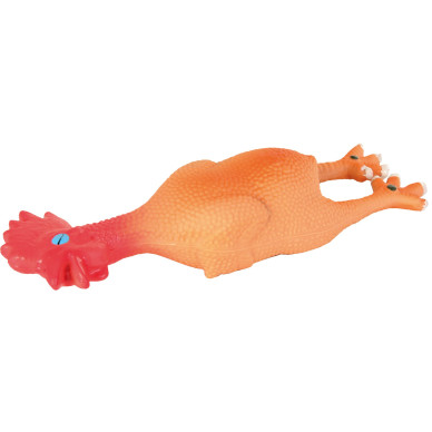 Jucărie pentru Câini, Pui din Latex, cu Sunet, 25 cm