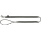 Lesă Softline Elegance Trixie, L-XL: 1.00 m / 25 mm, Negru / Gri