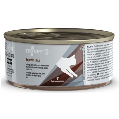 Trovet Hepatic – hrană umedă dietetică pentru pisici cu insuficiență hepatică, conservă 100 g
