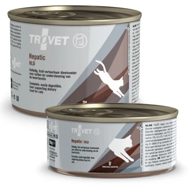 Trovet Hepatic – hrană umedă dietetică pentru pisici cu insuficiență hepatică, conservă 100 g
